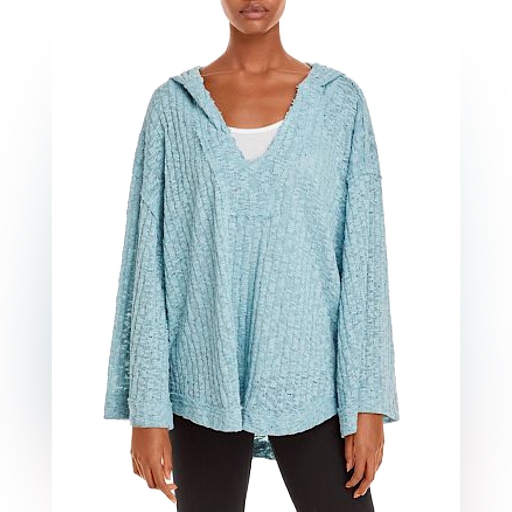 Free People | Baja Babe Hooded Hacci Sweater